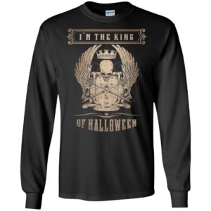 I’m the king of halloween skellington wings cool gift for father long sleeve
