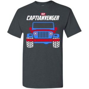 Captainvengers captain jeepers funny movie fans gift for racing car jeep lover t-shirt