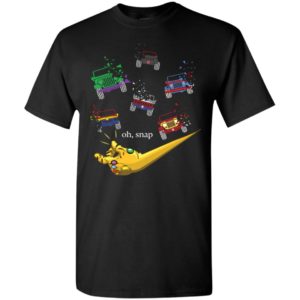 Thanos oh snap fading jeepvengers funny endgame fans jeep gift t-shirt