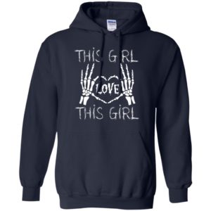 Lgqt halloween gift this girl loves this girl hoodie