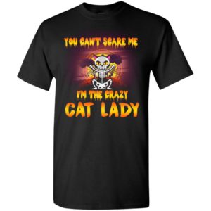 I’m the crazy cat lady funny halloween gift for cats lover t-shirt