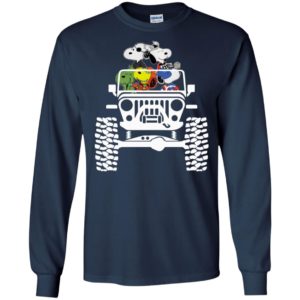 Snoopy avengers drive jeep funny endgame parody movie fans long sleeve