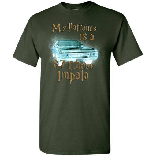 My patronus is a 67 chevy impala vintage car lover t-shirt