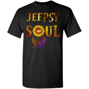 Jeepsy soul sunflower catcher dreamy art funny jeep owner gift t-shirt