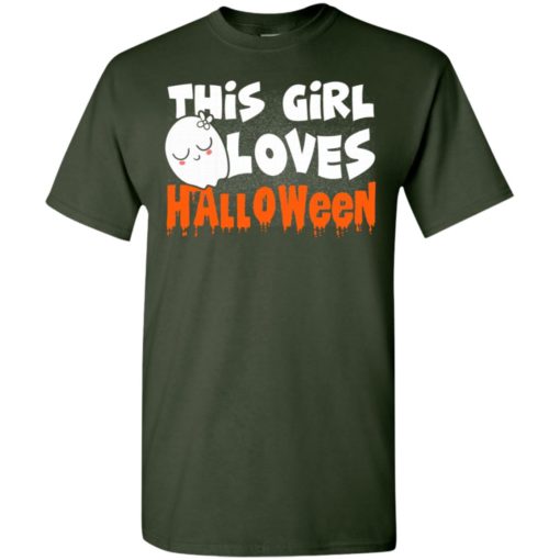 This girl loves halloween happy costume ideas gift t-shirt