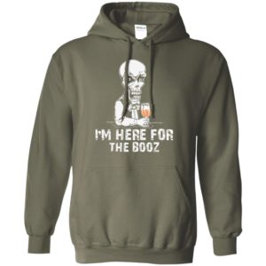 I’m here for the booz funny beer lover halloween gift hoodie
