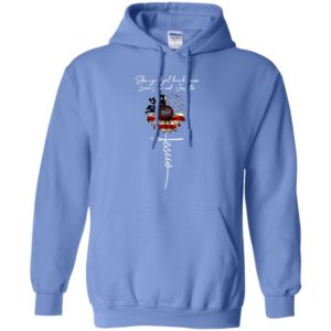 She’s a good girl loves her mama love jesus and jeep too funny birthday gift hoodie