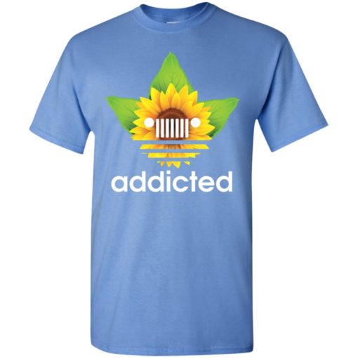 Addicted sunflower jeep parody funny jeep driver gift t-shirt