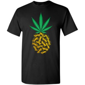 Weed leaf pinapple jeep artwork funny jeep driver gift t-shirt