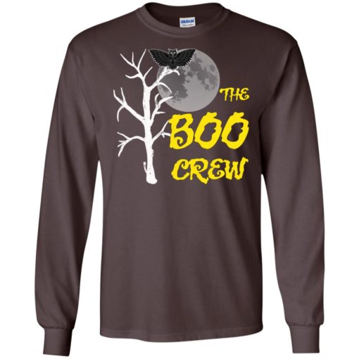 The boo crew night art funny halloween gift long sleeve