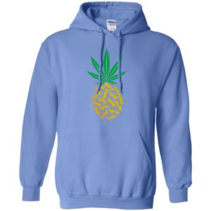 Weed leaf pinapple jeep artwork funny jeep driver gift hoodie