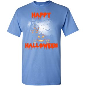 Happy halloween gift pumpkins bats night artwork t-shirt