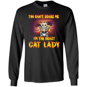 I’m the crazy cat lady funny halloween gift for cats lover long sleeve