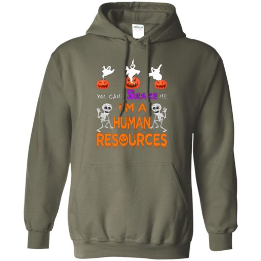 You can’t scare me i’m a human resources funny boo halloween gift hoodie