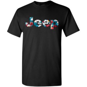 Flower jeep modern style cool jeep owner gift t-shirt