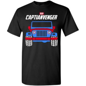 Captainvengers captain jeepers funny movie fans gift for racing car jeep lover t-shirt