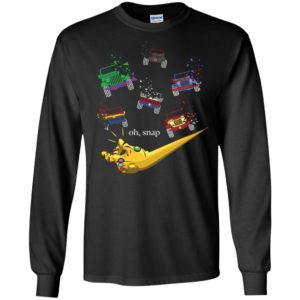 Thanos oh snap fading jeepvengers funny endgame fans jeep gift long sleeve