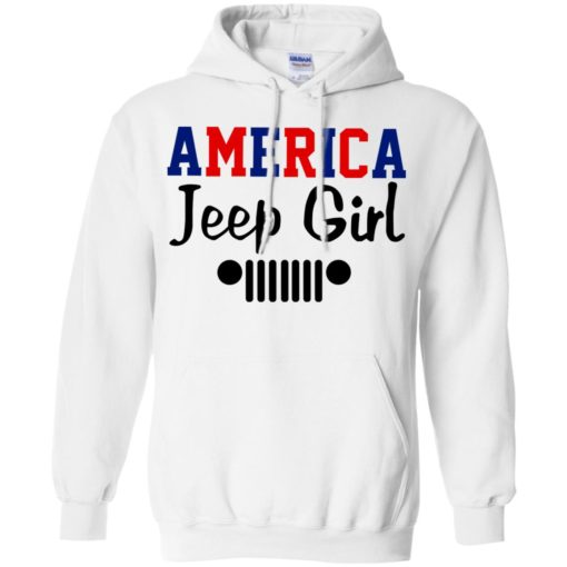 America jeep girl funny american jeep lady gift hoodie