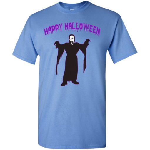 Happy halloween screaming skellington costume funny horror gift t-shirt