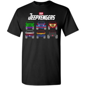 Jeepvengers endgame parody funny marvel movie fans jeep gift t-shirt