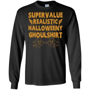 Supervalue rerlistic halloweeny ghoulshirt funny halloween gift long sleeve