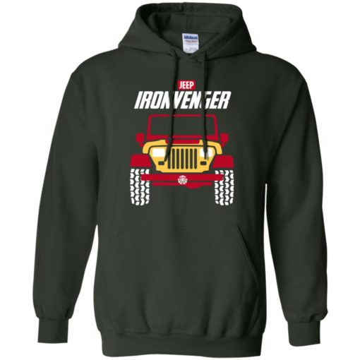 Iron jeep man ironvengers funny movie fans gift for jeep lover hoodie