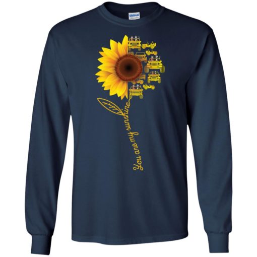 Sunflower jeep you are my sunshine cool halloween gift for christian jeep lover long sleeve