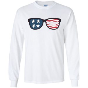 American flag and jeep sunglasses patriotic memorial 4th july gift long sleeve