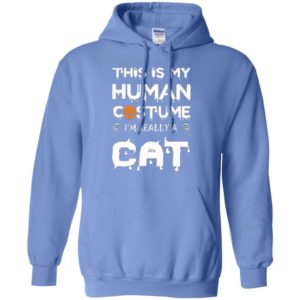 Human costume i’m really a cat funny halloween gift for cats lover hoodie